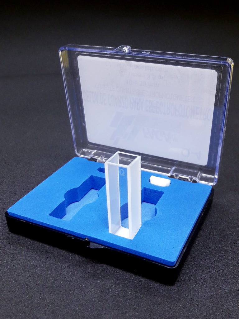 Celda de Cuarzo para Espectrofotómetro Jf Lhabo