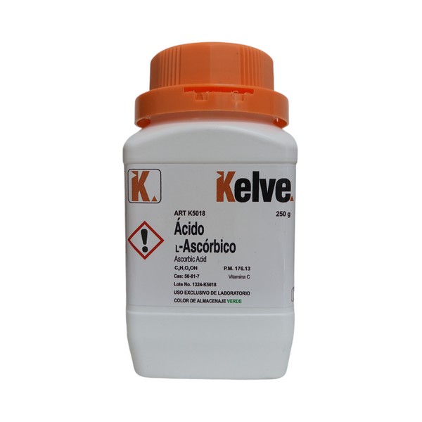Ácido Ascorbico 250 Gramos Kelve