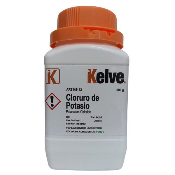 Cloruro de Potasio 500 Gramos Kelve