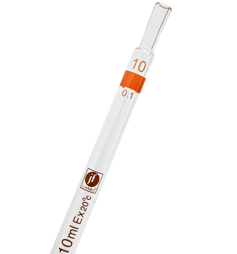 Pipeta Serologica Vidrio Clase B 10 Ml Div 0.10 Ml Jf Lhabo