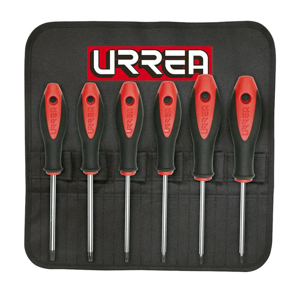 Juego 6 Destornilladores Bimaterial Torx® 83w Urrea-h