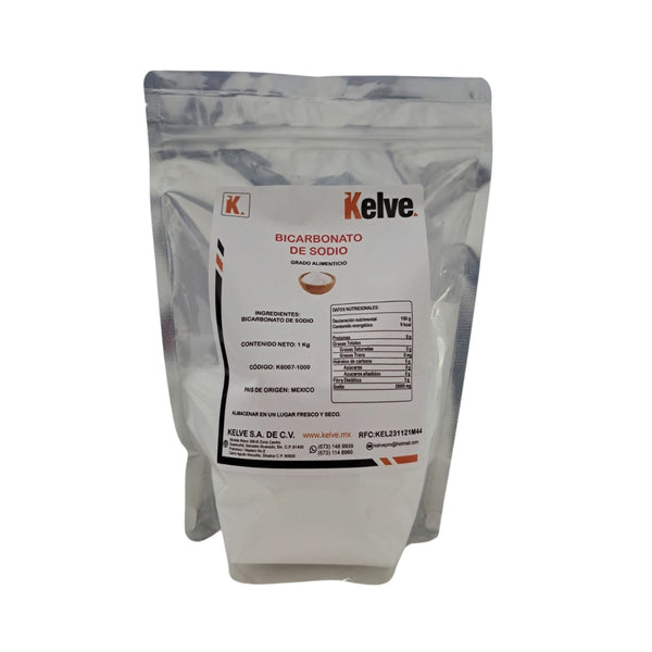 Bicarbonato de Sodio Grado Alimenticio 1 Kilogramo Kelve