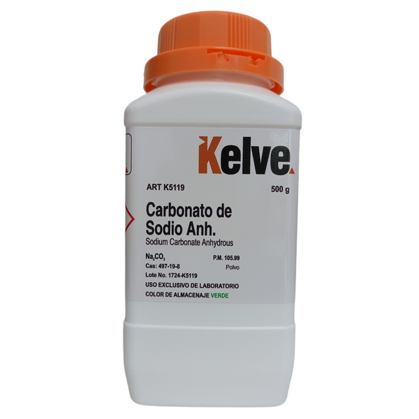 Carbonato de Sodio Anhidro 500 Gramos Kelve