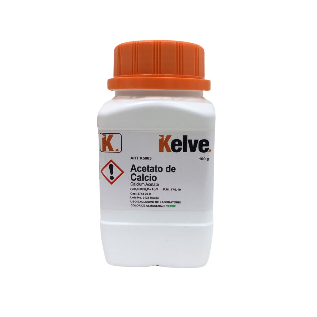 Acetato de Calcio 100 Gramos Kelve