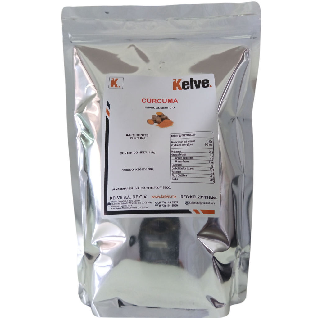 Cúrcuma En Polvo 1 Kilogramo Kelve