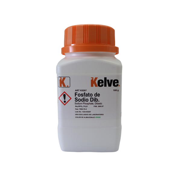 Fosfato de Sodio Dibásico 100 Gramos Kelve