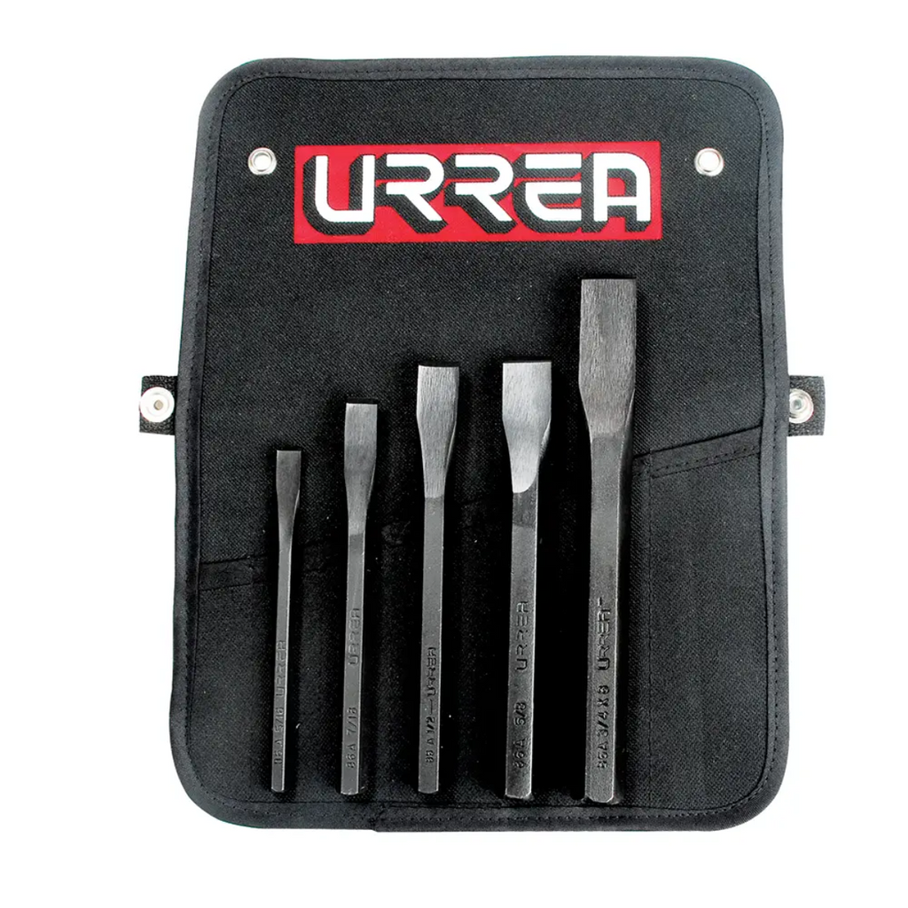 Juego Combinado de Cinceles Corta Frío, 5 Piezas 86a Urrea