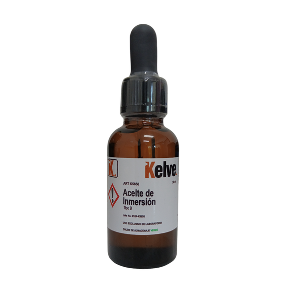 Aceite de Inmersión Tipo B 30 Mililitros Kelve
