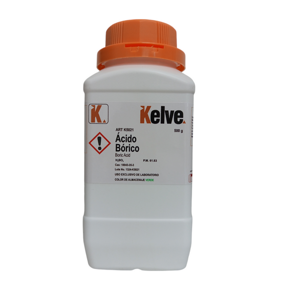 Ácido Bórico 500 Gramos Kelve