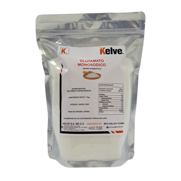 Glutamato Monosodico 1 Kilogramo Kelve