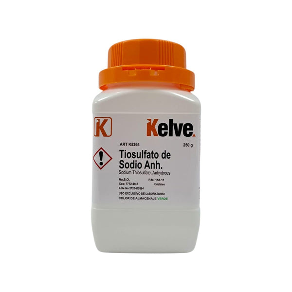 Tiosulfato De Sodio Anhidro 250 Gramos Kelve