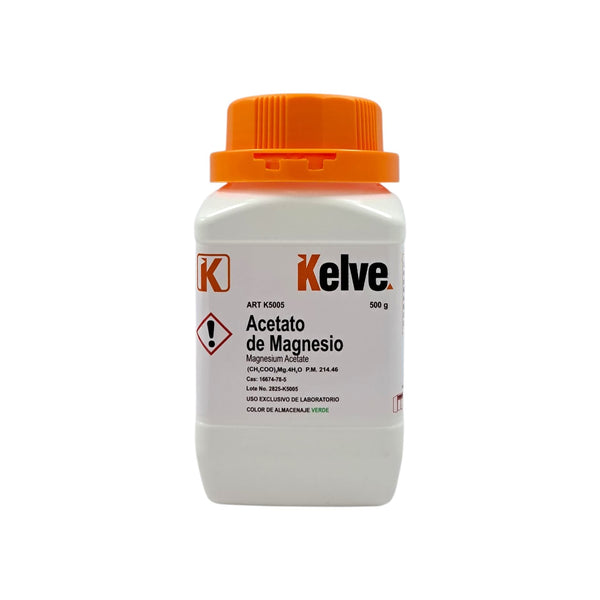Acetato De Magnesio 100 Gramos Kelve