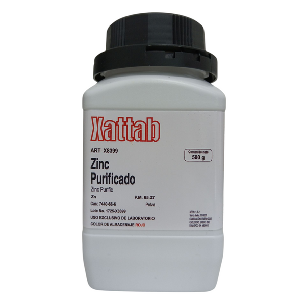Zinc Purificado 500 Gramos Xattab