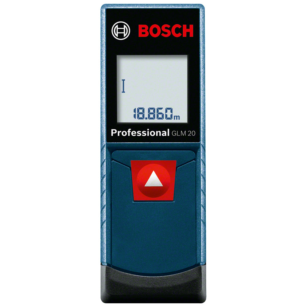 Medidor de Distancia Láser Bosch GLM 20 0601072EG0 | Telémetro Digital de 20 m de Alta Precisión para Construcción, Remodelación y Medición Profesional
