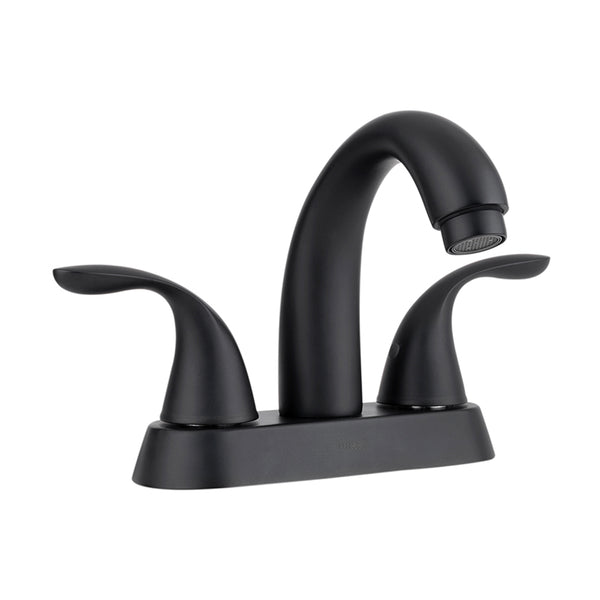 Llave Mezcladora Lavabo 11cl.2 Negra Mate Tipo Bar Urrea-V