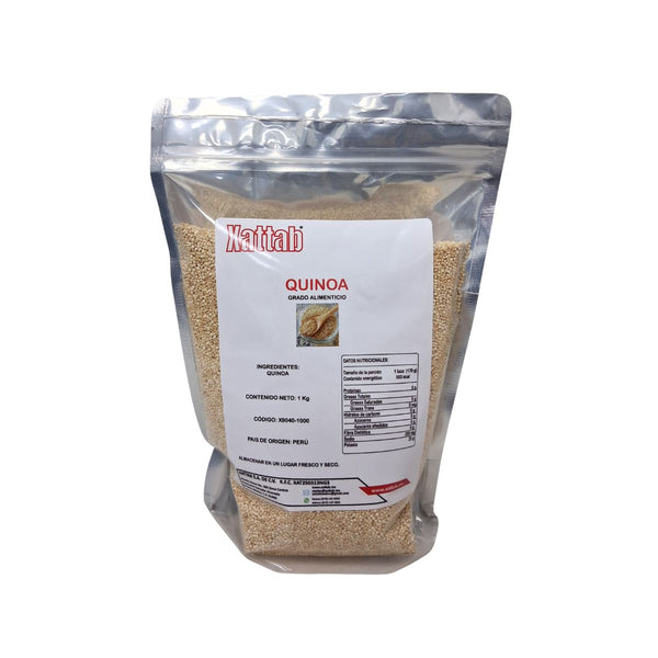 Quinoa 1 Kg - Grano de Quinoa Natural de Grado Alimenticio para Cocina y Preparaciones Saludables | Xattab
