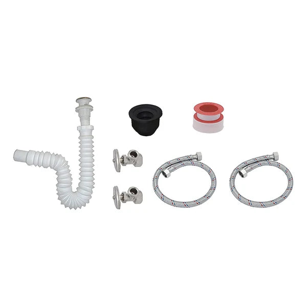 KITLV Kit de Instalación para Lavabo con Cespol Flexible Dica | Desagüe Completo