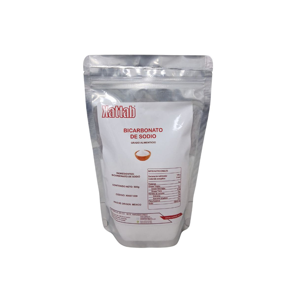 Bicarbonato de Sodio 500gr - Reactivo Químico para Laboratorio, Análisis y Control de pH | Xattab
