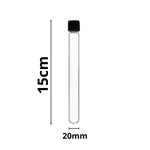 Tubos De Cultivo Ensayo Con Tapa Rosca 20x150 10 Piezas - Vista 3