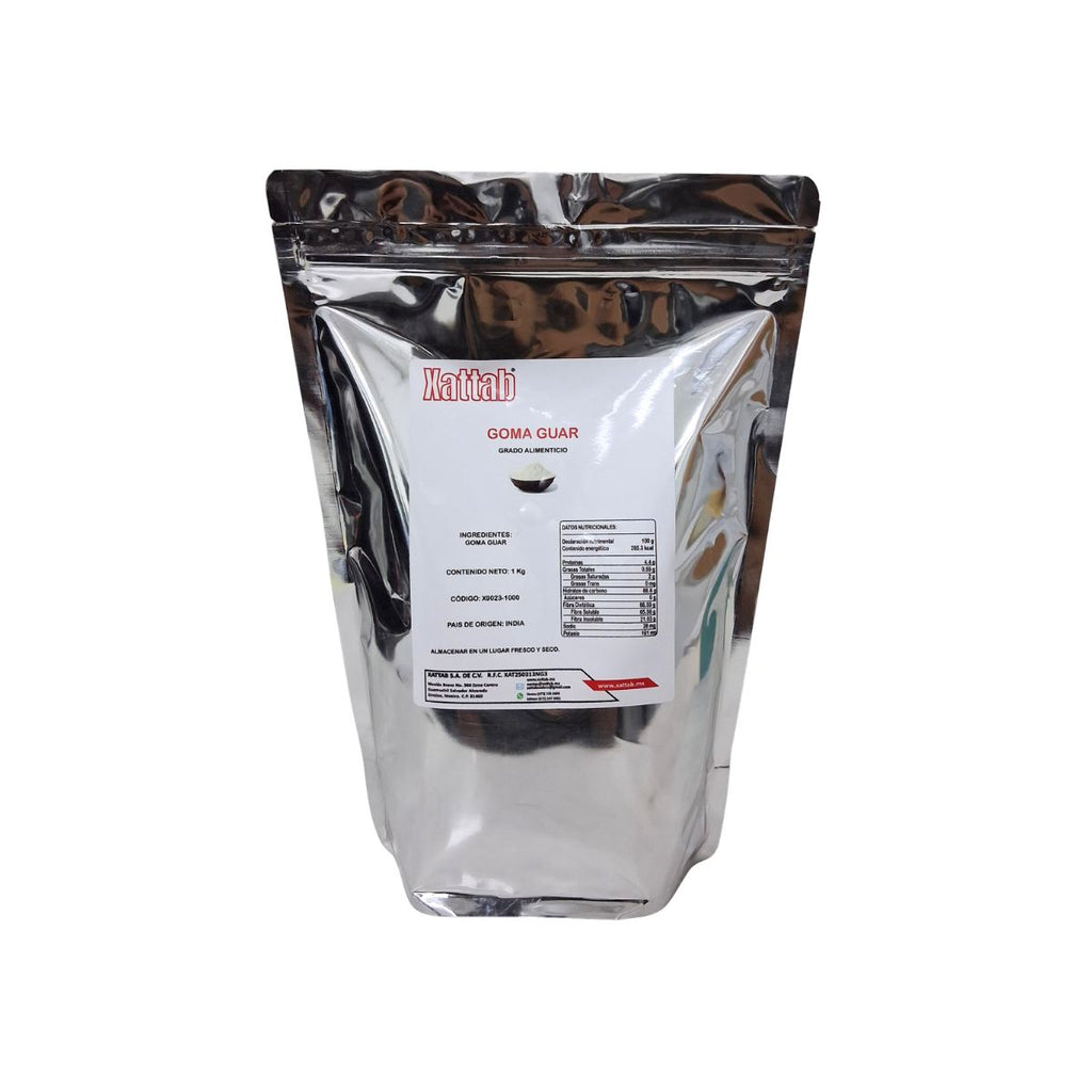 Goma Guar 1kg – Espesante Natural de Alta Pureza para Alimentos, Laboratorio, Cosmética e Industria | Xattab