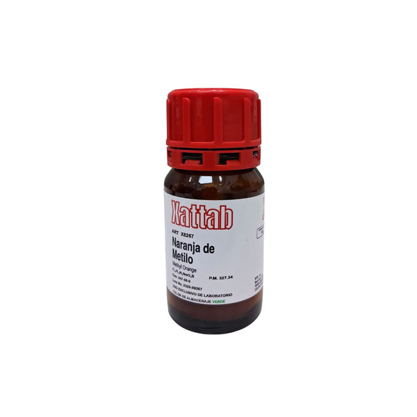 Naranja de Metilo 10gr - Indicador Químico de pH para Análisis de Laboratorio y Titulación Xattab