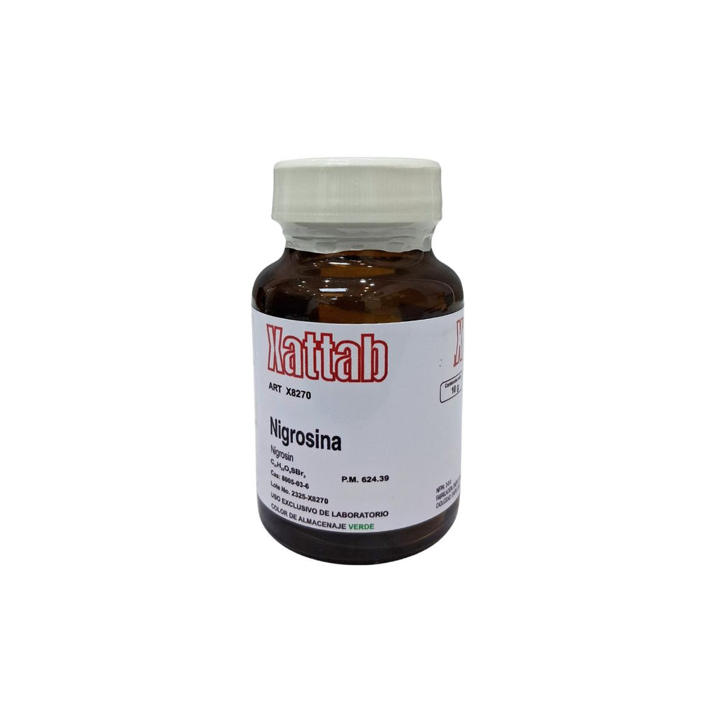Nigrosina 10gr - Colorante Negro para Laboratorio, Microscopía y Tinción Biológica  |  Xattab