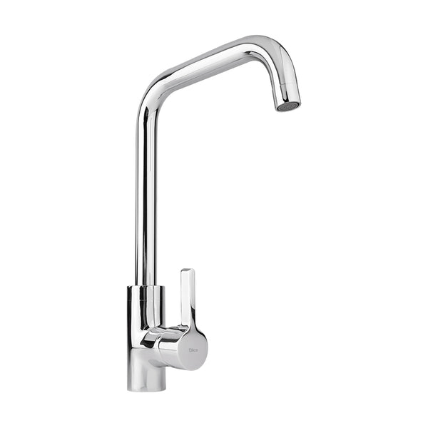 Llave Monomando Corto Ecológico para Fregadero Cromo Dica 4090