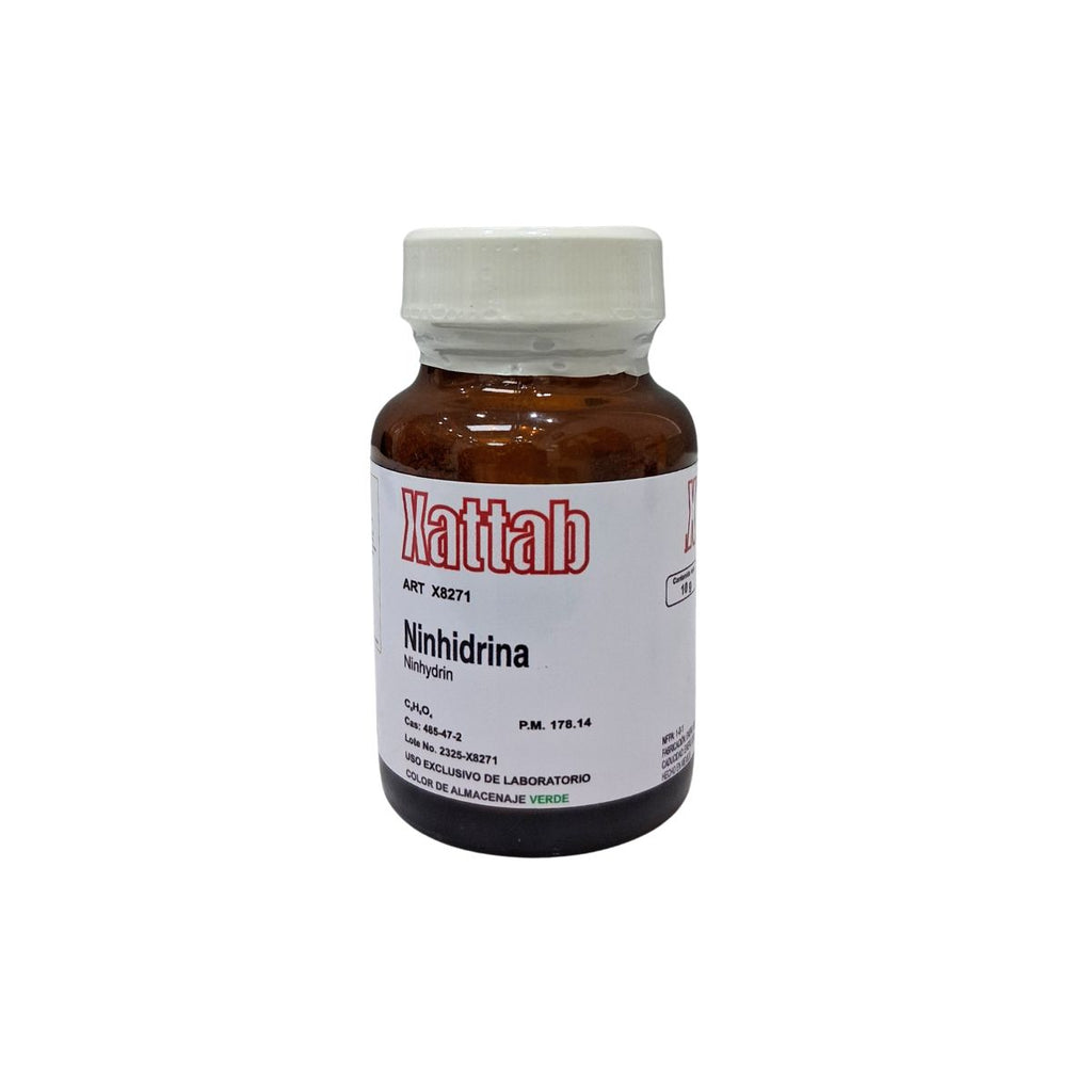 Ninhidrina 10gr - Reactivo Químico para Detección de Aminoácidos y Análisis de Laboratorio | Xattab