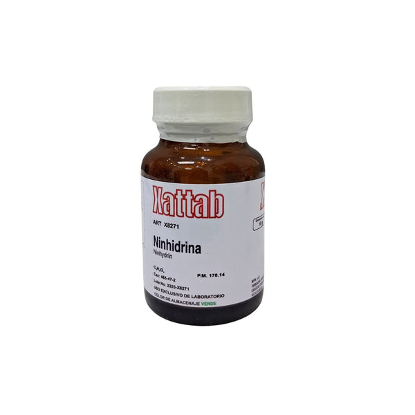 Ninhidrina 10gr - Reactivo Químico para Detección de Aminoácidos y Análisis de Laboratorio | Xattab
