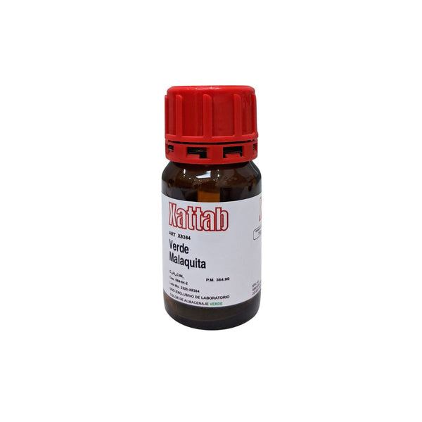 Verde Malaquita 10gr - Colorante y Reactivo para Laboratorio, Microscopía y Análisis Químico | Xattab