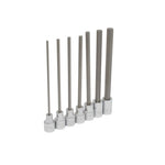 Juego de Dados Punta Allen Estándar Largos Cuadro 3/8" Urrea 4990-7L - vista 1
