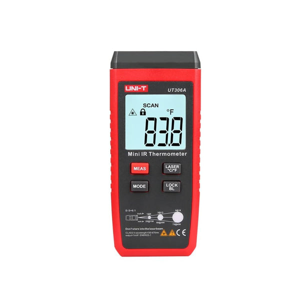 Mini Termómetro Infrarrojo UNI-T UT306A | Medidor de Temperatura Láser sin Contacto de Alta Precisión