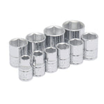 Urrea 52122 Juego de 10 Dados Métricos 3/8 – Set Profesional - vista 1