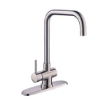 Monomando Para Cocina 9444inox Color Acero Inoxidable Urrea-V - vista 1