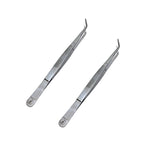 Pinzas de Disección 2 Piezas CVD 927-C de 6" | Tweezers de Acero Inoxidable para Laboratorio - vista 1