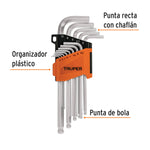 Juego de 13 Llaves Bristol Extra Largas Milimétricas Truper 13646 - vista 2