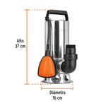 Bomba Sumergible para Agua Sucia 1-1/2 HP Truper 12608 - vista 2