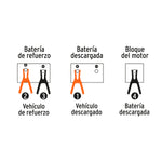 Cables Pasa Corriente Truper 3 m, 225 A, 8 AWG con Funda para Batería de Auto - vista 4