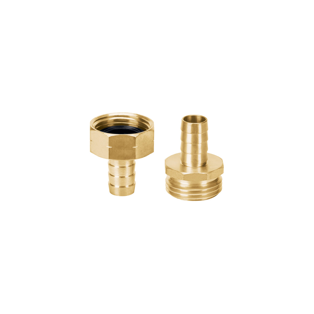 Conectores Macho y Hembra 1/2” de Latón Truper 12704 Resistentes y Duraderos