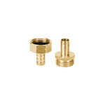 Conectores Macho y Hembra 1/2” de Latón Truper 12704 Resistentes y Duraderos - vista 1