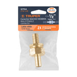 Conectores Macho y Hembra 1/2” de Latón Truper 12704 Resistentes y Duraderos - vista 3