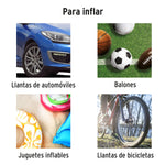 Compresor de Aire 12 V para Auto Truper con Linterna – Inflador Portátil para Llantas - vista 5