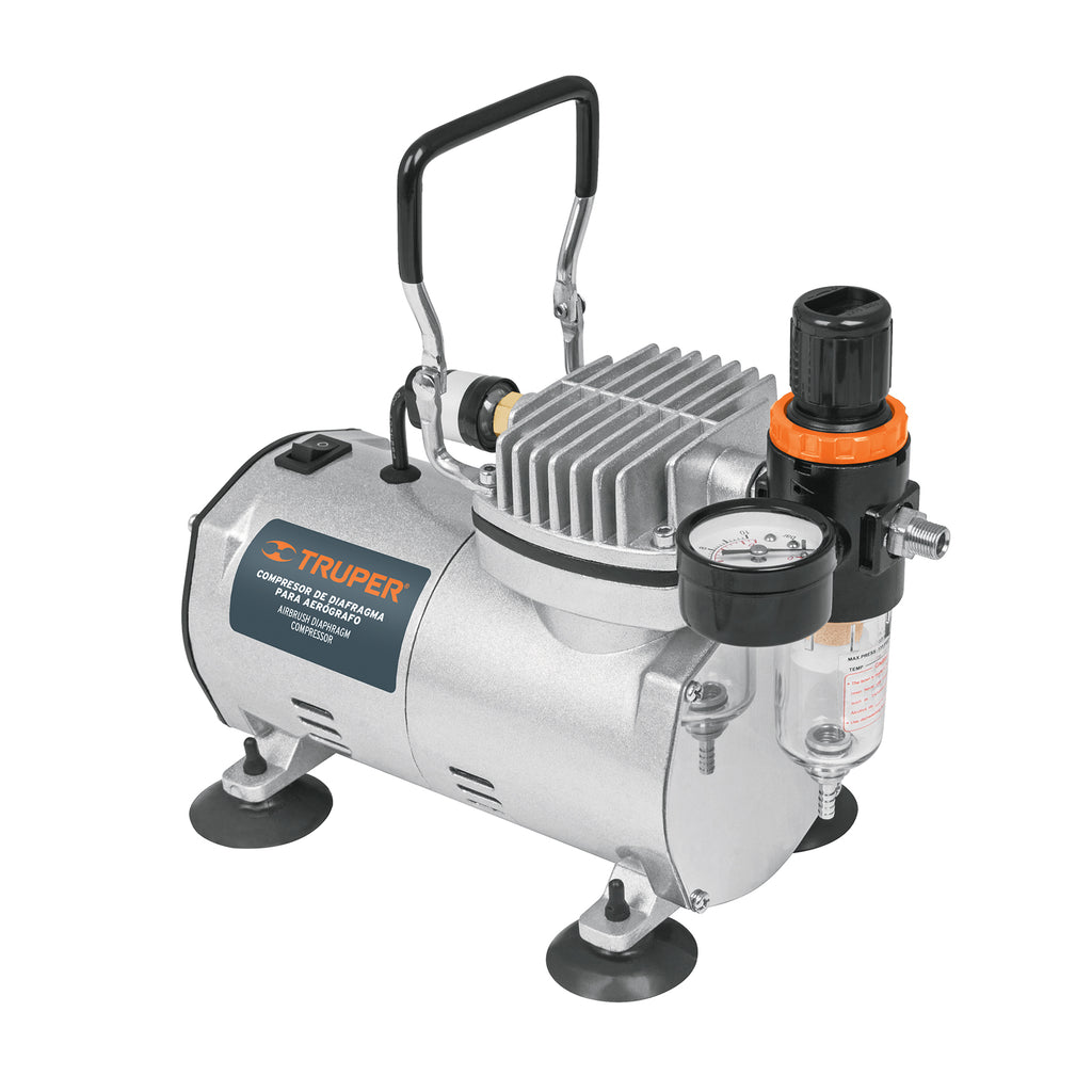 Compresor Libre de Aceite Truper 17247 para Aerógrafo 1/5 HP 127 V