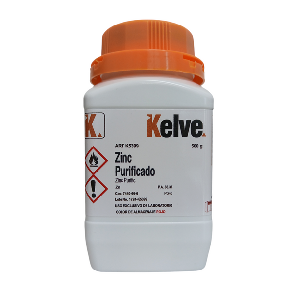 Zinc Polvo 500 Gramos Kelve