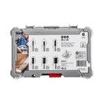 Set de Fresas Rectas 1/4 con 6 Piezas para Madera Carpintero Bosch - vista 5