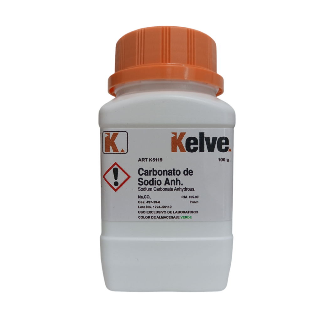 Carbonato de Sodio Anhidro 100 Gramos Kelve