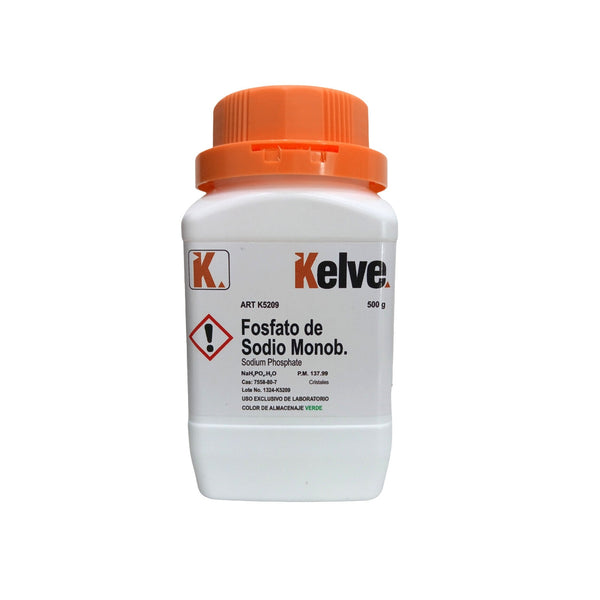 Fosfato de Sodio Monobasico 500 Gramos Kelve