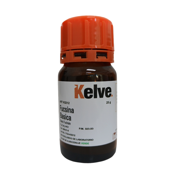 Fucsina Básica de 25 G Colorante Kelve