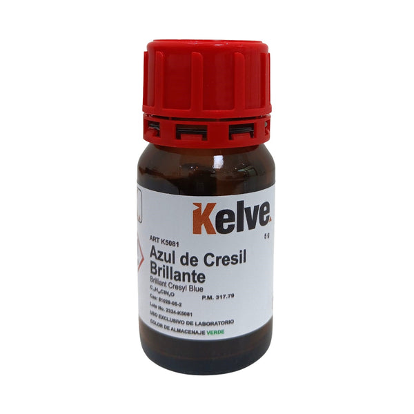 Azul de Cresil Brillante de 5 G Kelve Colorante