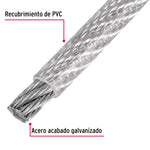 Cable Acero Recubierto Pvc 1/4 7x19 Hilos 75 Mt 44224 Fiero - vista 2